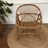 Rattan armchair