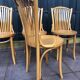 Serie de 4 chaises de bistrot ancienne