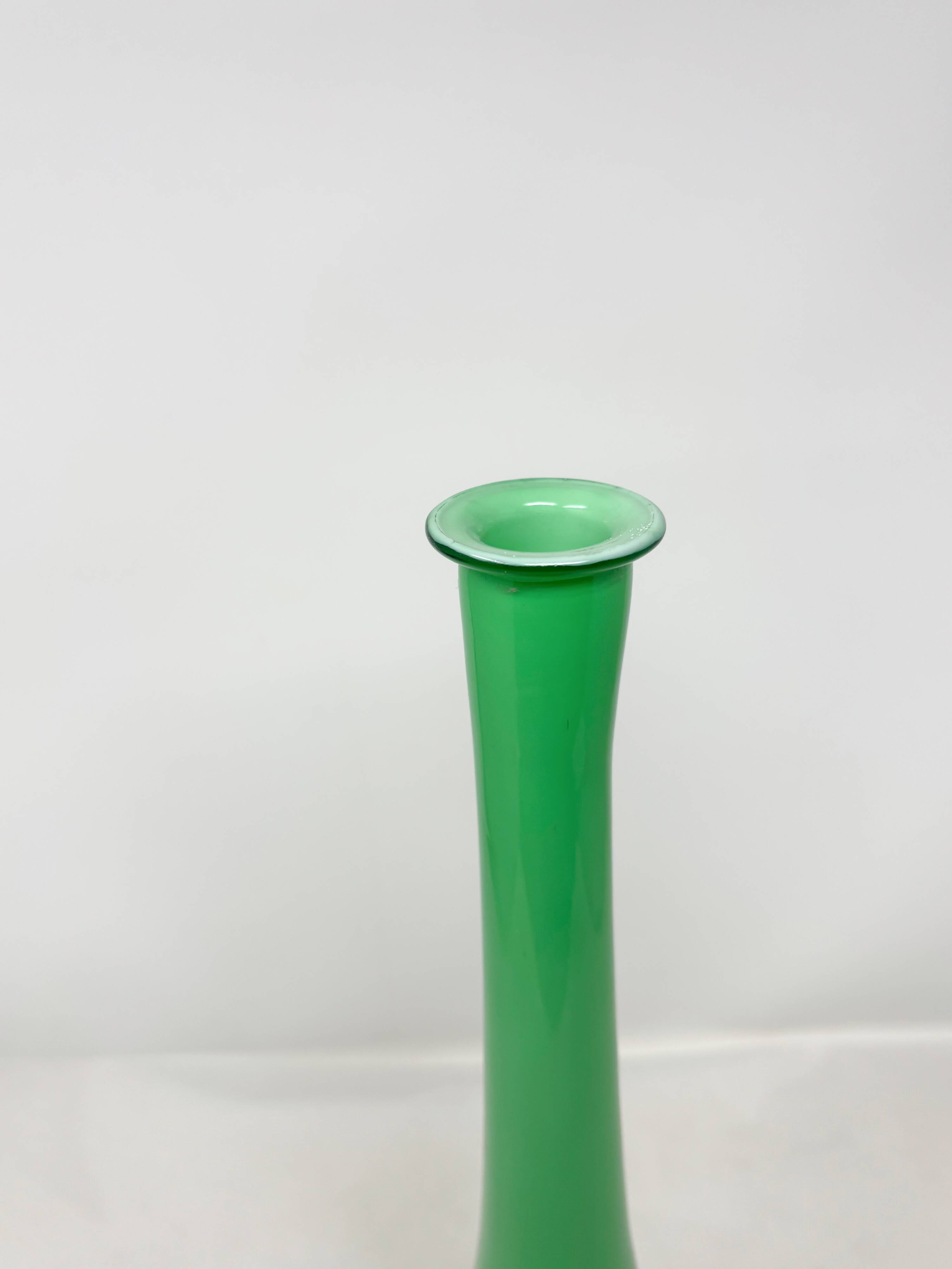 Empoli opaline vase in water green