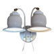 Modular double metal applique "scandinavian design".