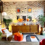 Vintage Scandinavian sideboard