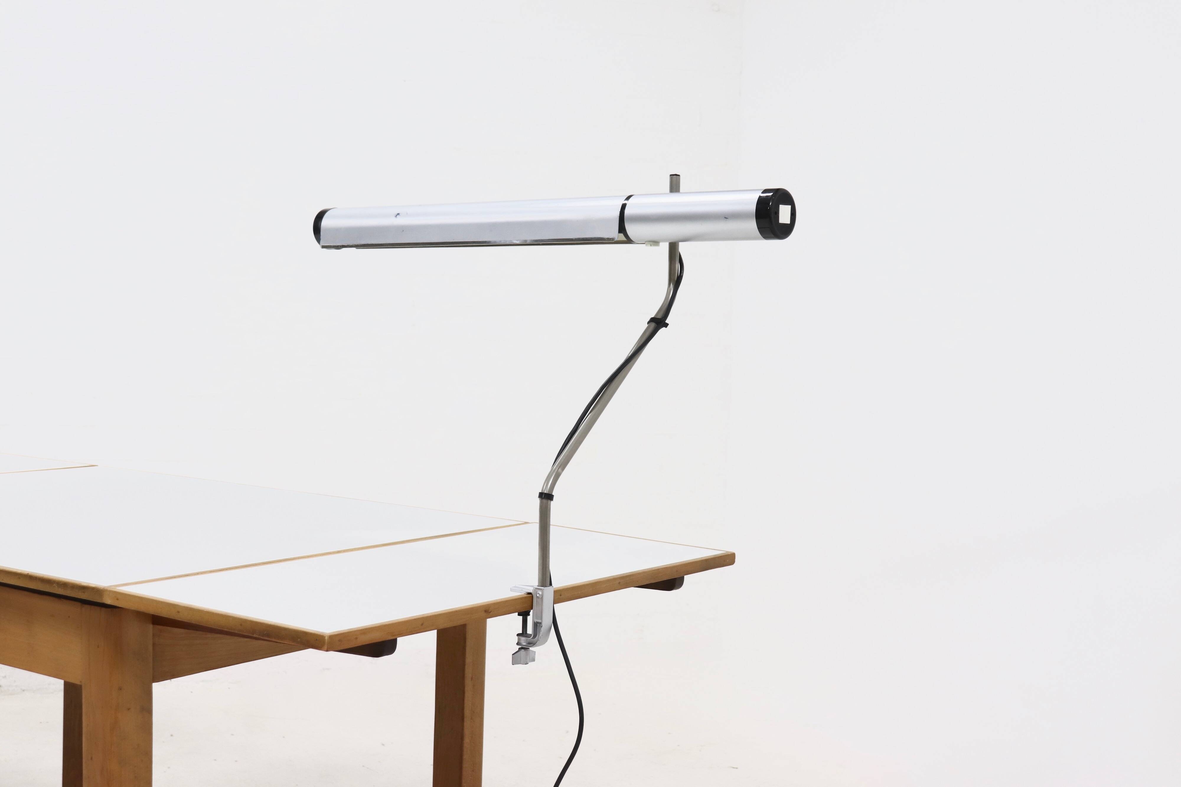 Architect Fluorescent Tube Desk Lamp 1970s