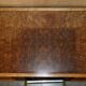 David Linley Burr walnut chest of drawers for light restoration.