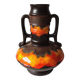 Large baluster ceramic vase, West Germany, Fat Lava 1970 vintage