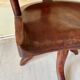 Fauteuil de marin en teck pivotant