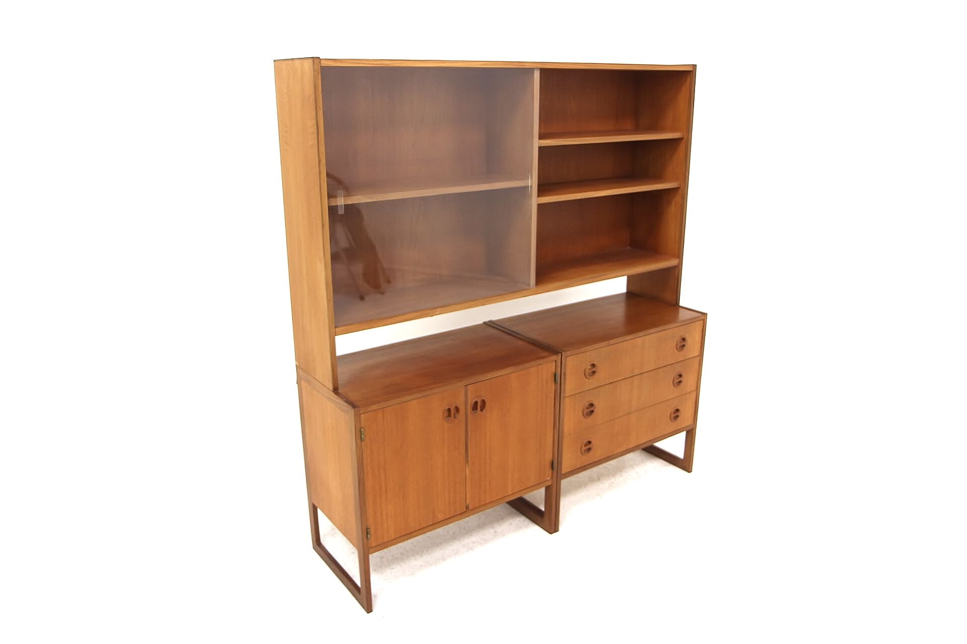 "Double" teak Scandinavian chest of drawers, Möbel-IKEA, Sweden, 1960