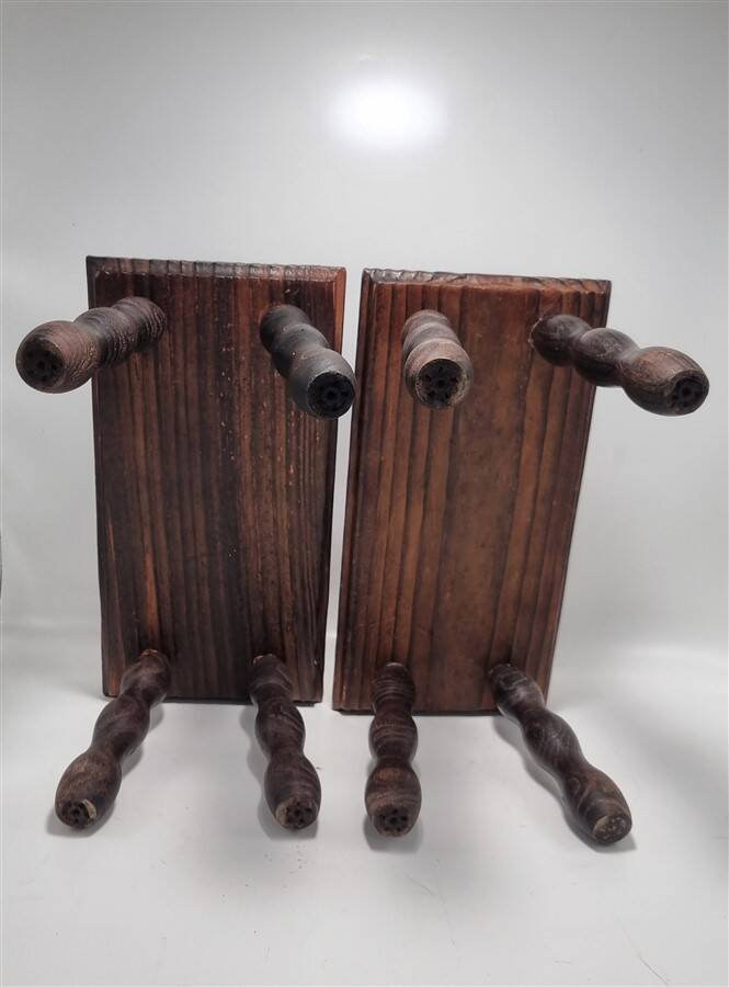 Pair of footrest stools