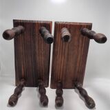 Pair of footrest stools