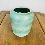 Vintage blue ceramic vase