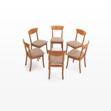 Chaises de salle à manger par Juul Kristensen pour JK Denmark, années 1960, ensemble de 6