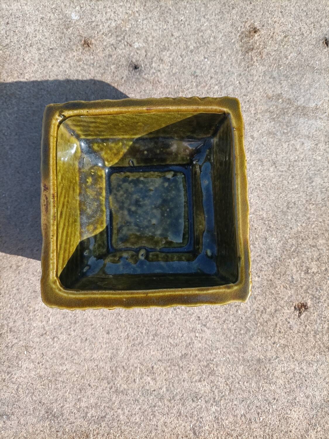 Retro ceramic flowerpot