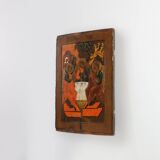 Large Russian Religious Icon “The Holy Trinity”, 18th Century