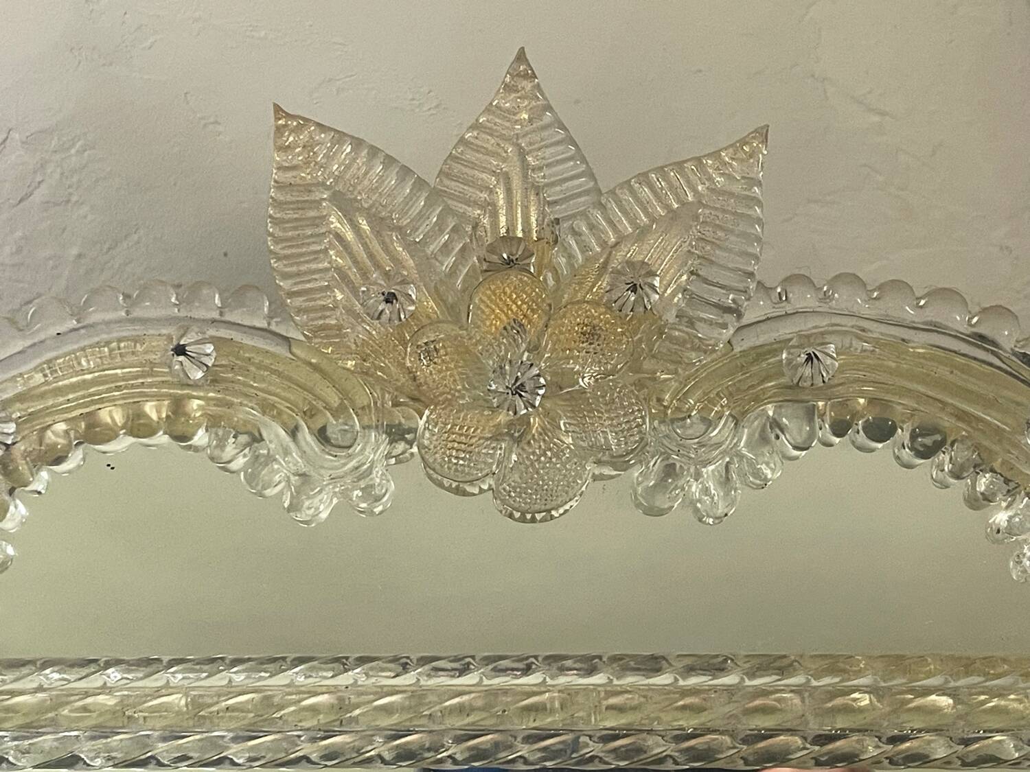 Miroir en verre de Murano