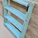 Teak wall shelf
