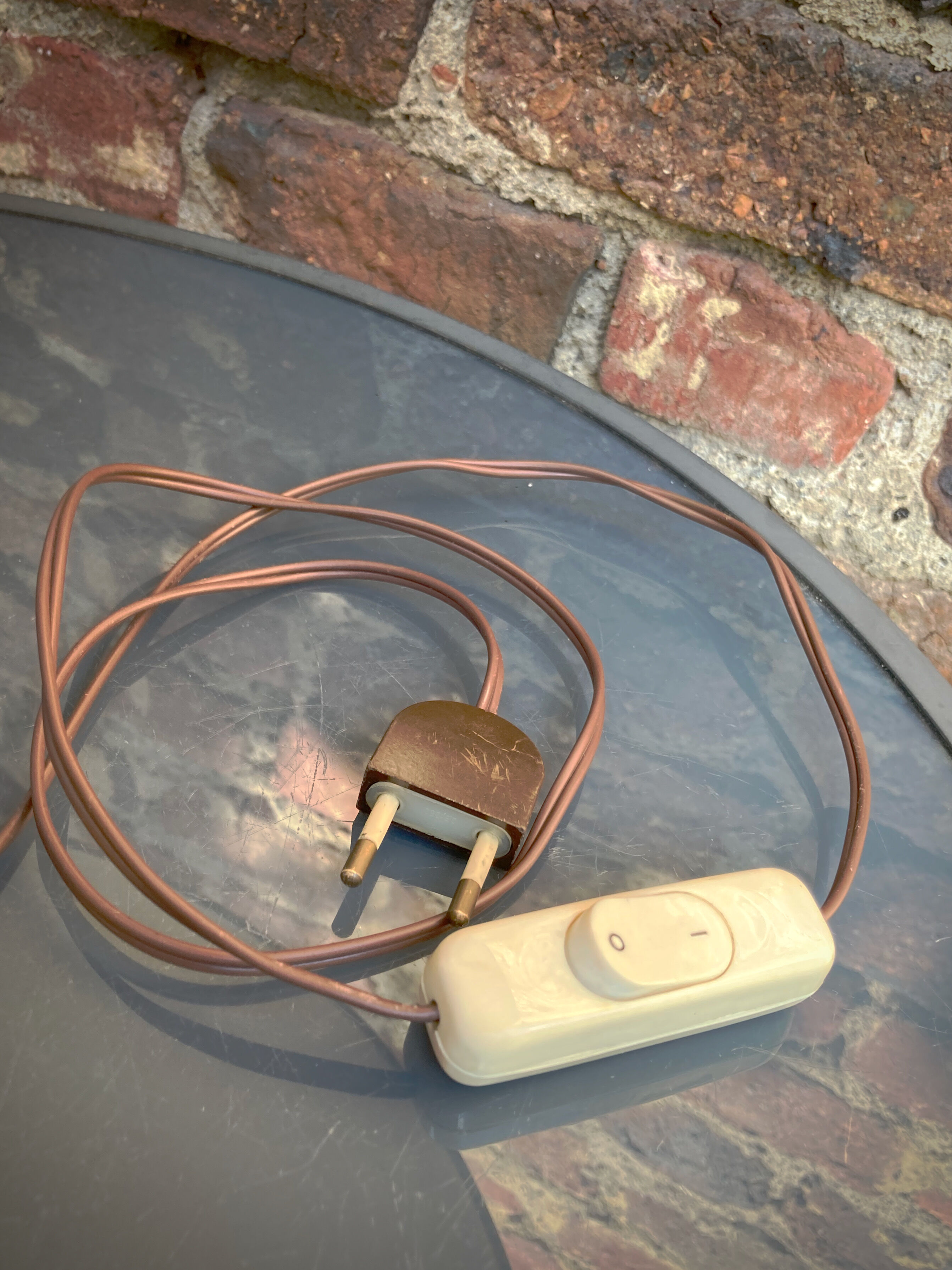 Vintage brass table lamp