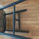 Sweden chair 1960 black bar stamped