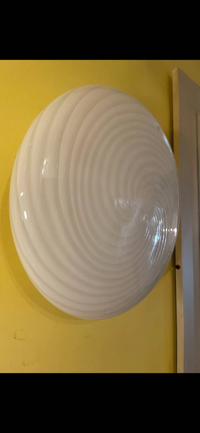 Large Vetri wall lamp in Murano glass, Italy 1970