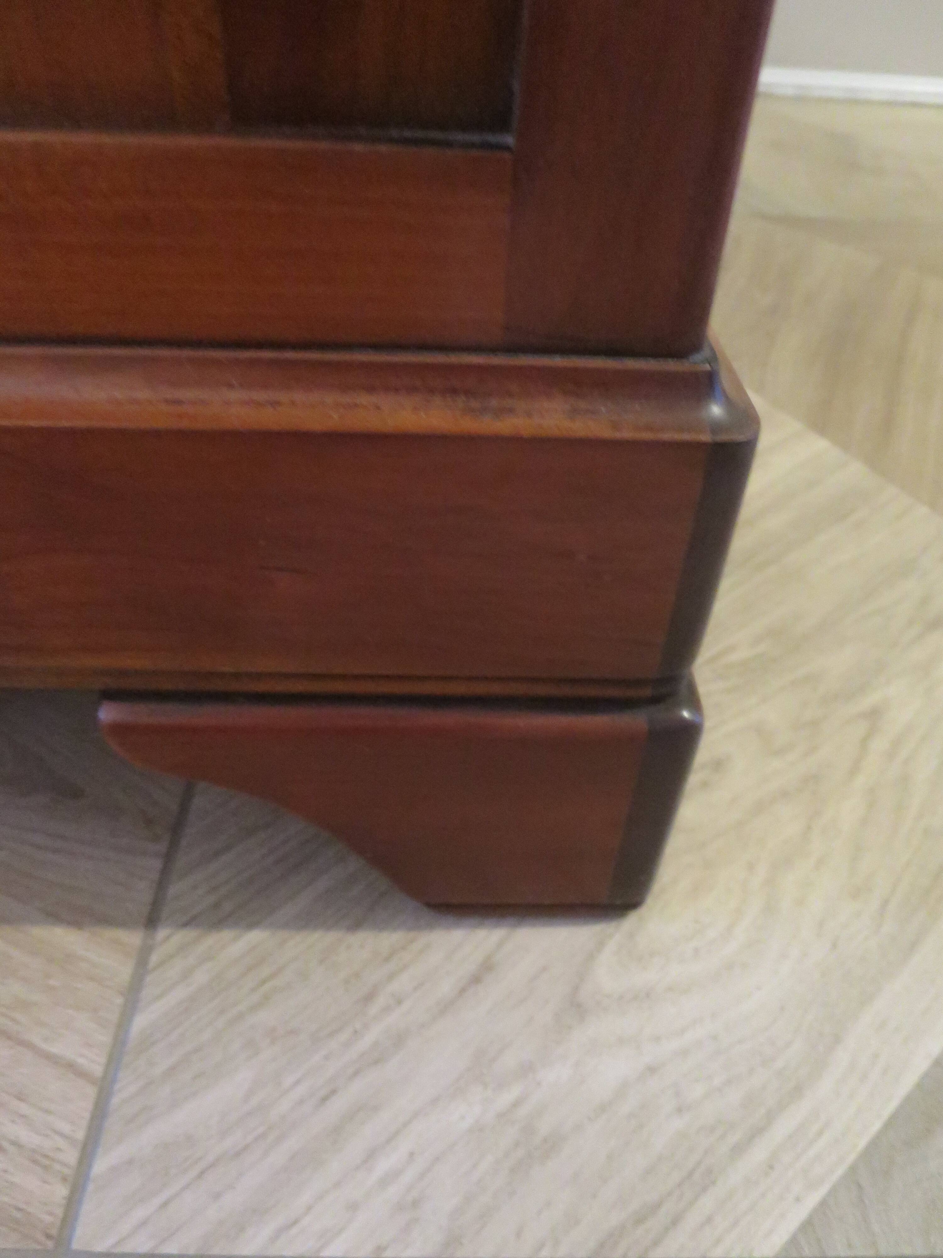 Antique - chest of drawers - 4 drawers - solid wood - cherry