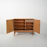 Birch highboard “Swedish Grace”, 1940s