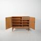 Birch highboard “Swedish Grace”, 1940s