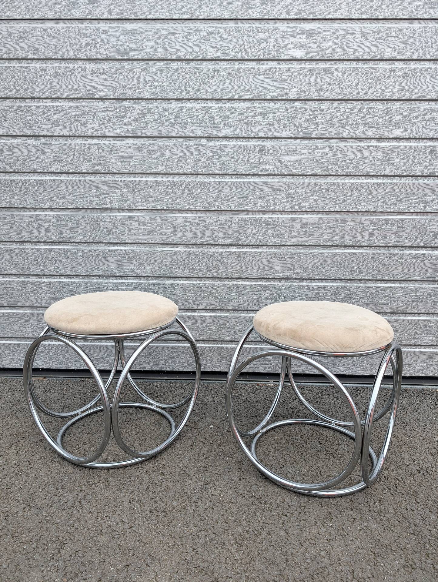 Pair of stools by Jean-Pierre Laporte