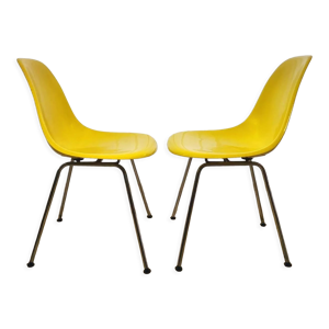Paire de chaises Eames - fibre verre