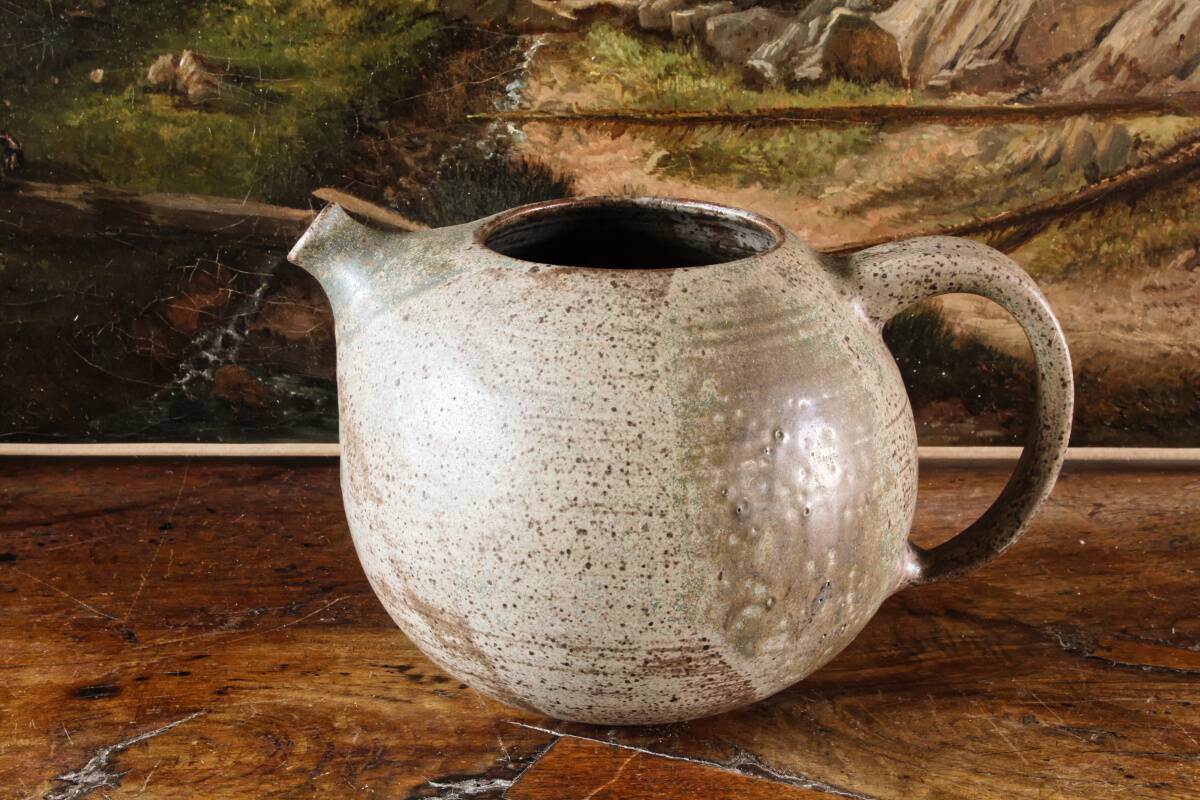 Scandinavian ceramic teapot