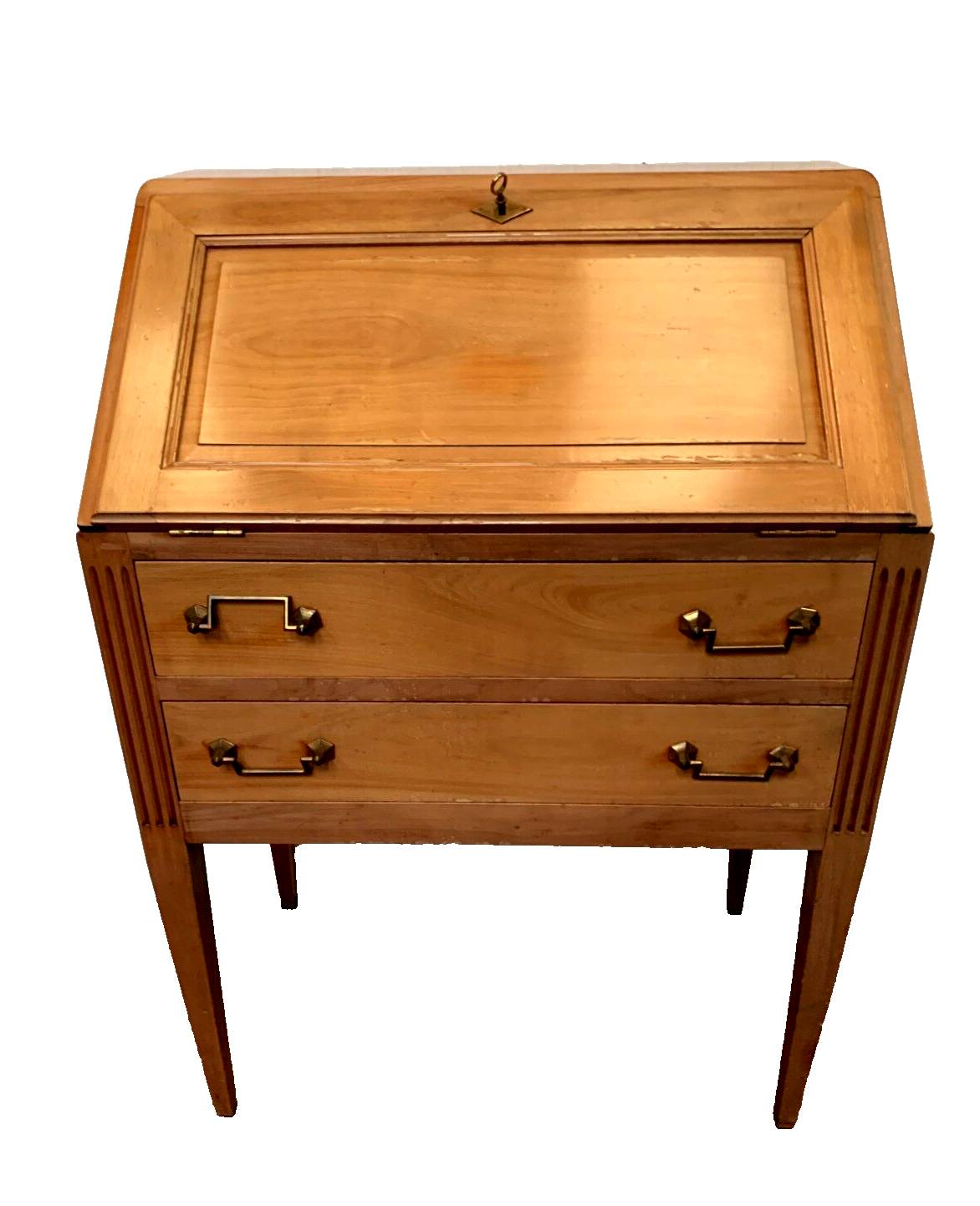 Louis XVI style cherrywood slant-front desk