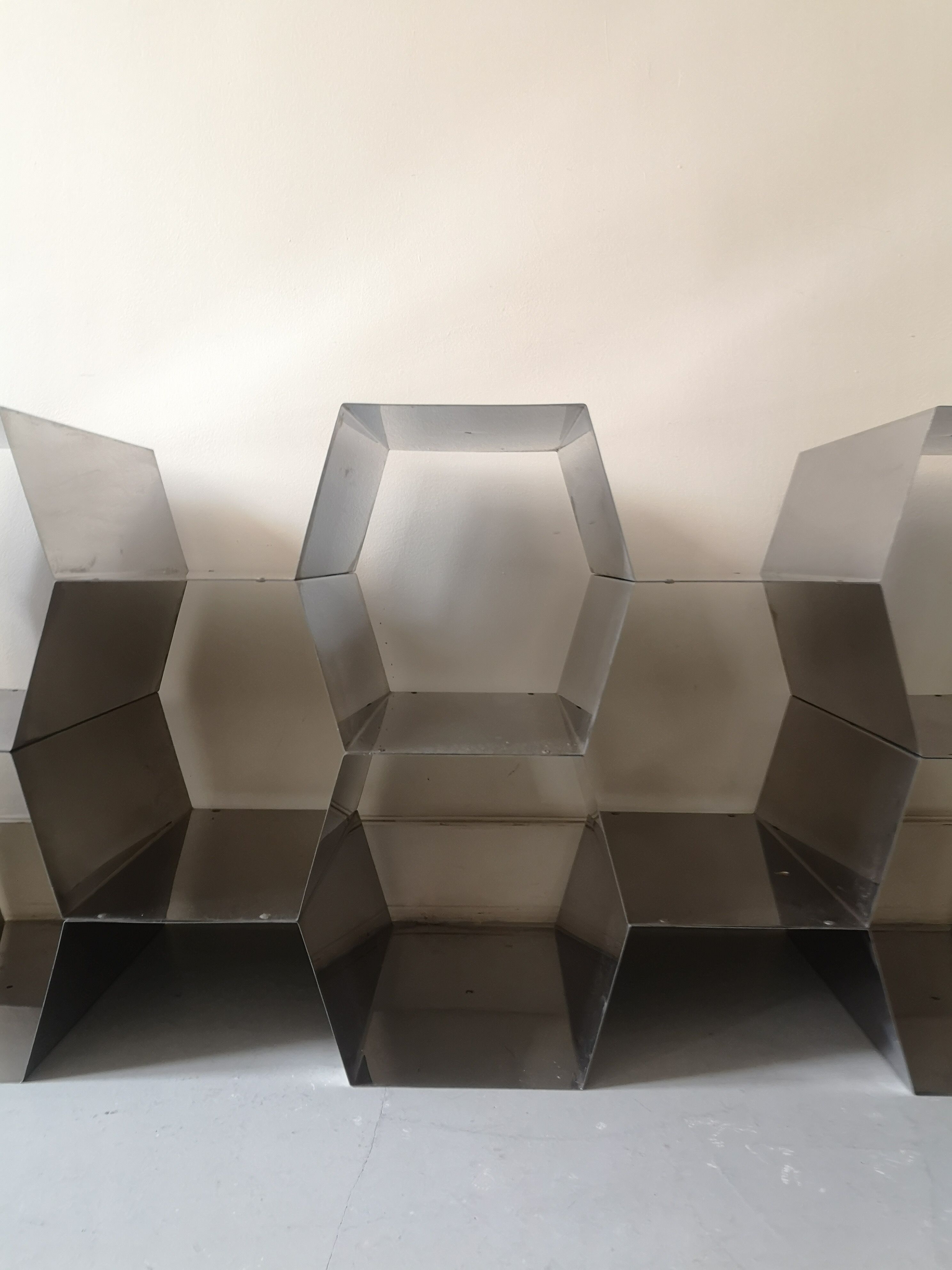 Metal floor library 1970