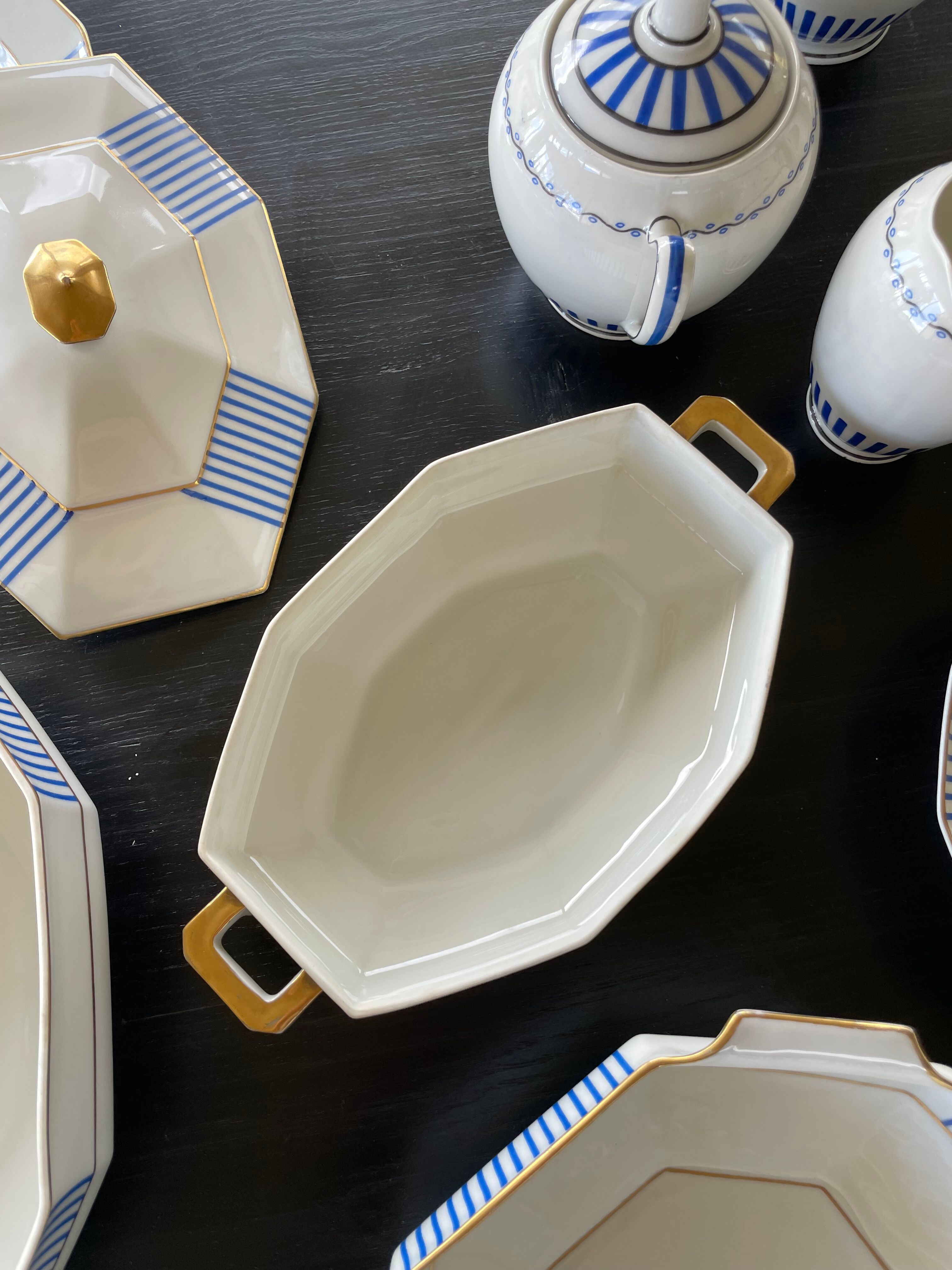 Set XXL crockery Limoges A.Lanternier