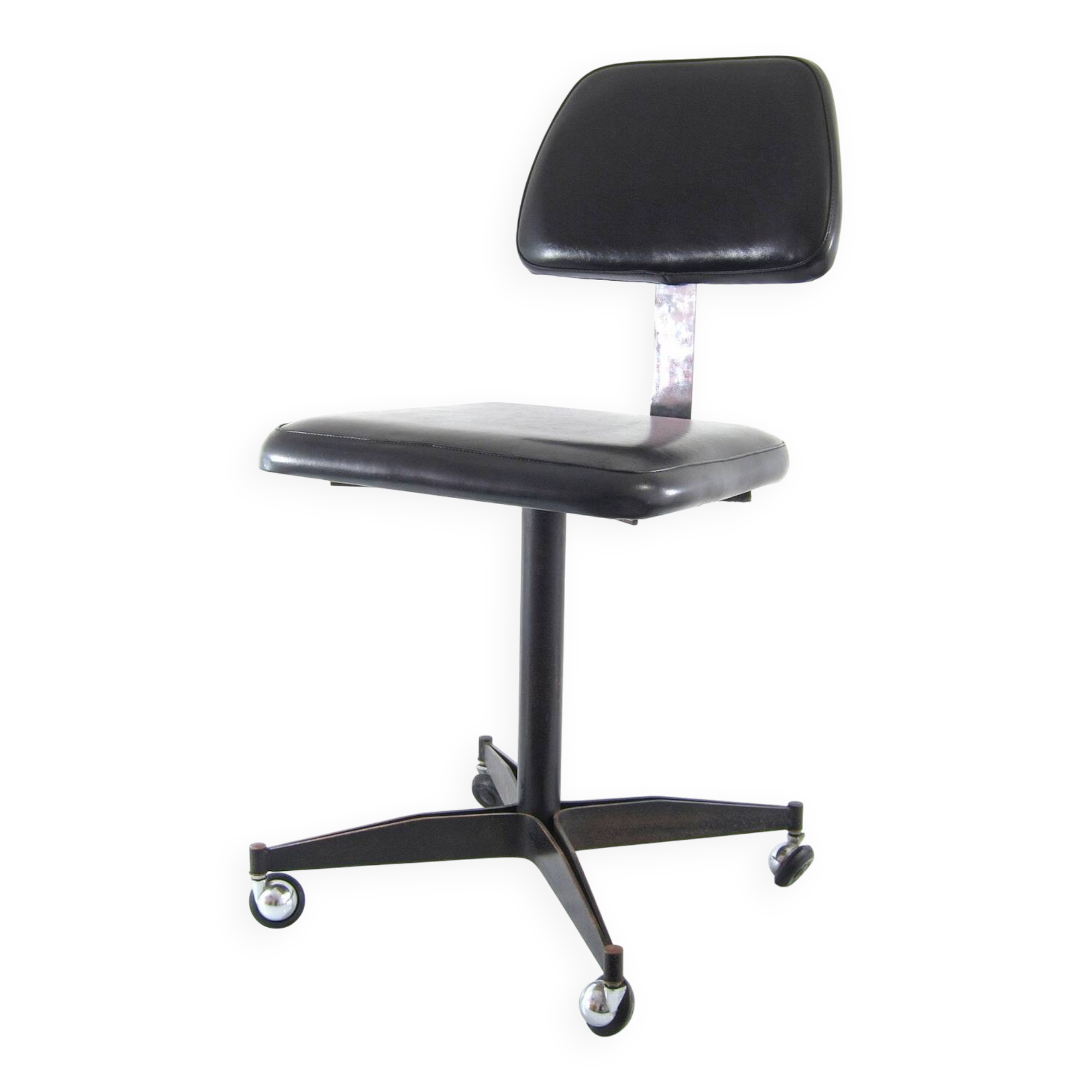 Chaise de bureau de style Tecno, Italie années 60