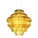 Gold Resin Chandelier Mod Brilli G by Jacopo Foggini