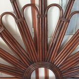 Bamboo and rattan headboard