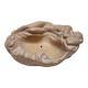Empty plaster pocket sleeping woman art nouveau signed Carlo Conte