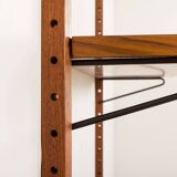 Étagères danoises en teck du milieu du siècle, lot de 4, années 1960