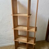 Regain homemade pine bookcase shelf