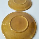 Duo of oyster plates in slip