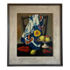 Oil on Canvas Still Life Gabriel Jutteau Vintage 1958