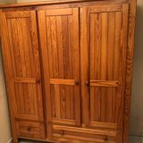 Solid pine wardrobe