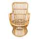 Bamboo and rattan armchair 50s Italy