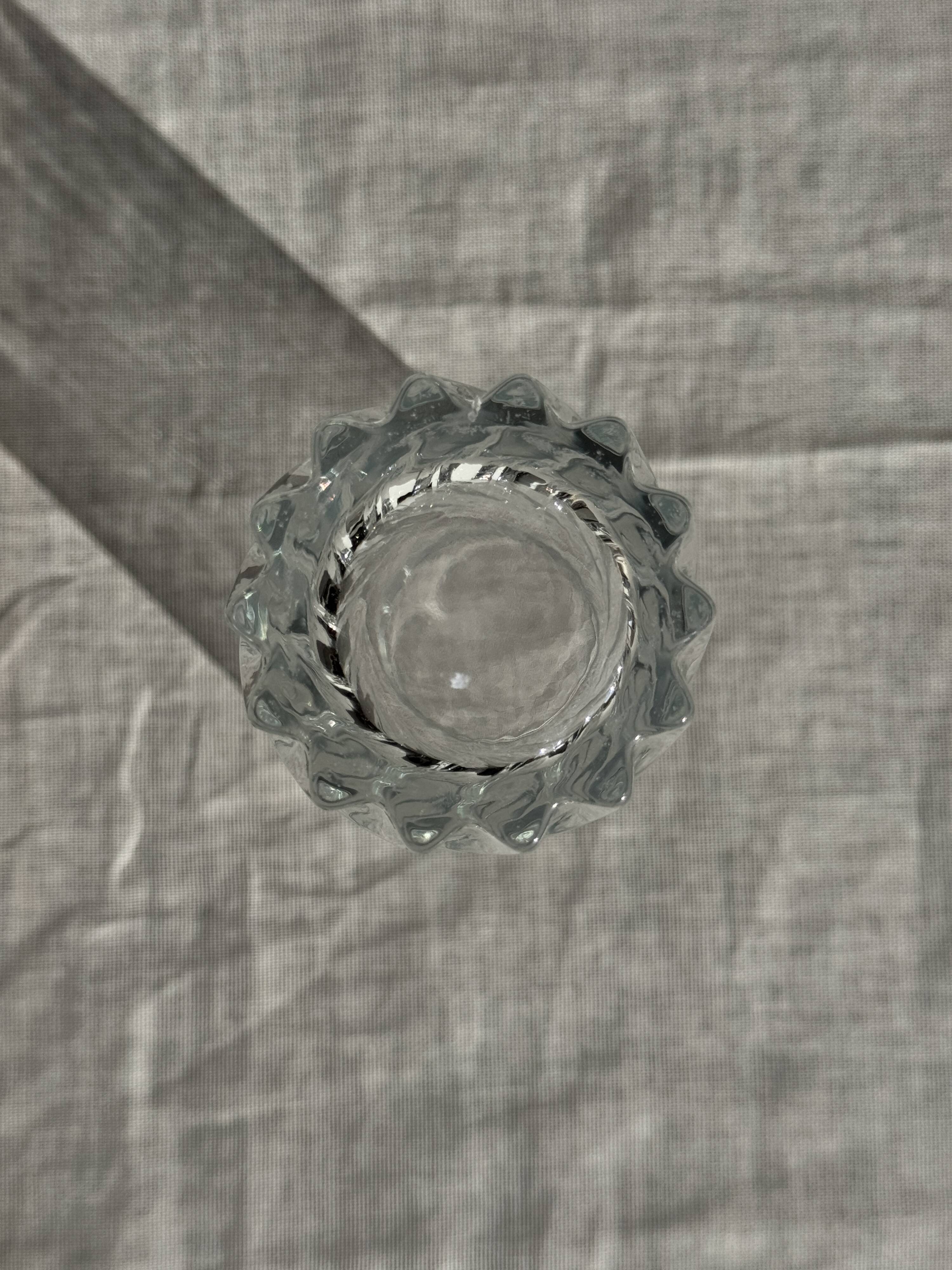 Set of 6 glass orangeade glasses H14.5 D7