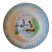 Plat creux en faïence Saint Amand
