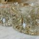 "Ice Cube" candle holders in solid glass attributed to Peill & Putzler - All