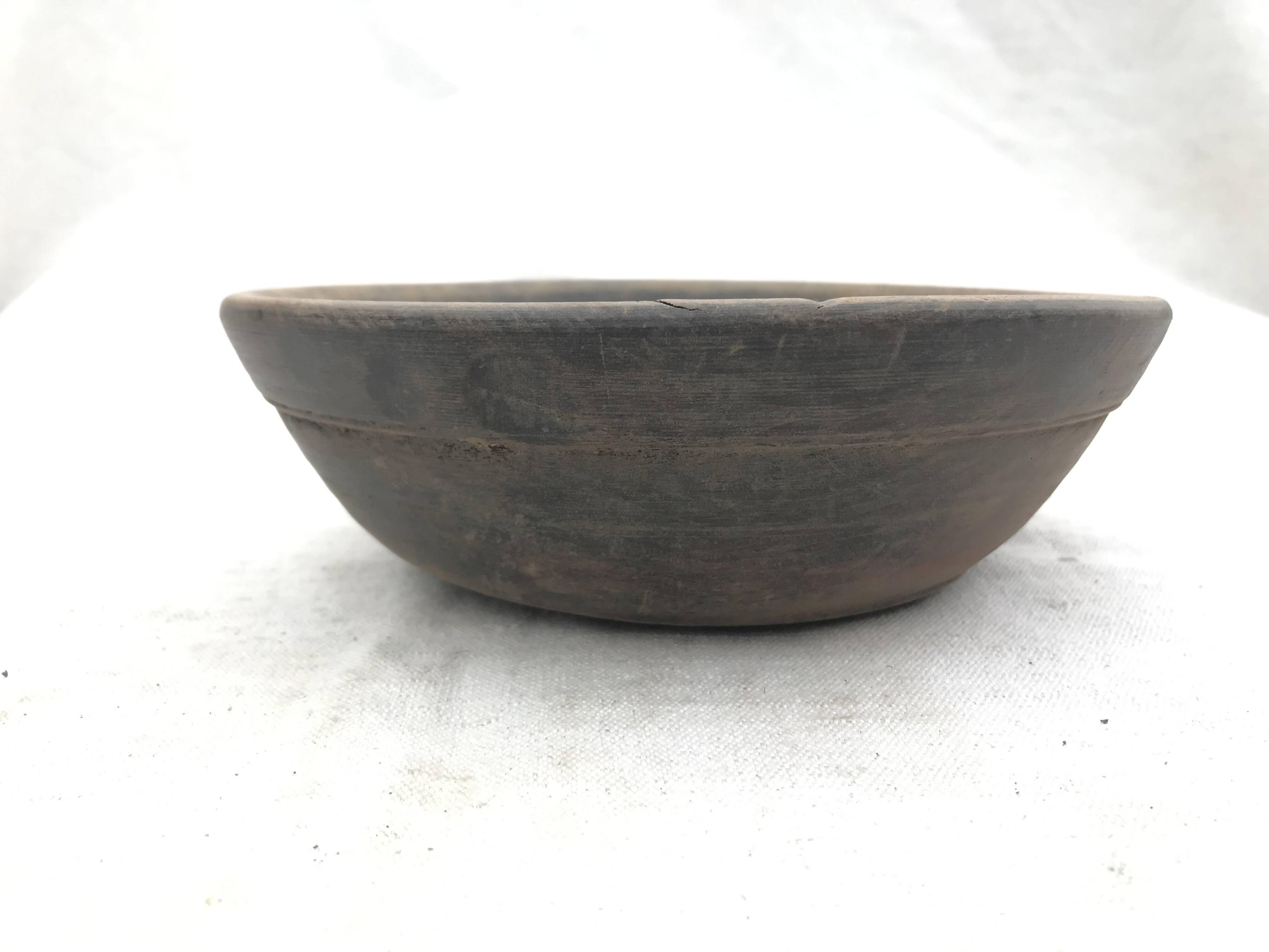 Antique wooden bowl