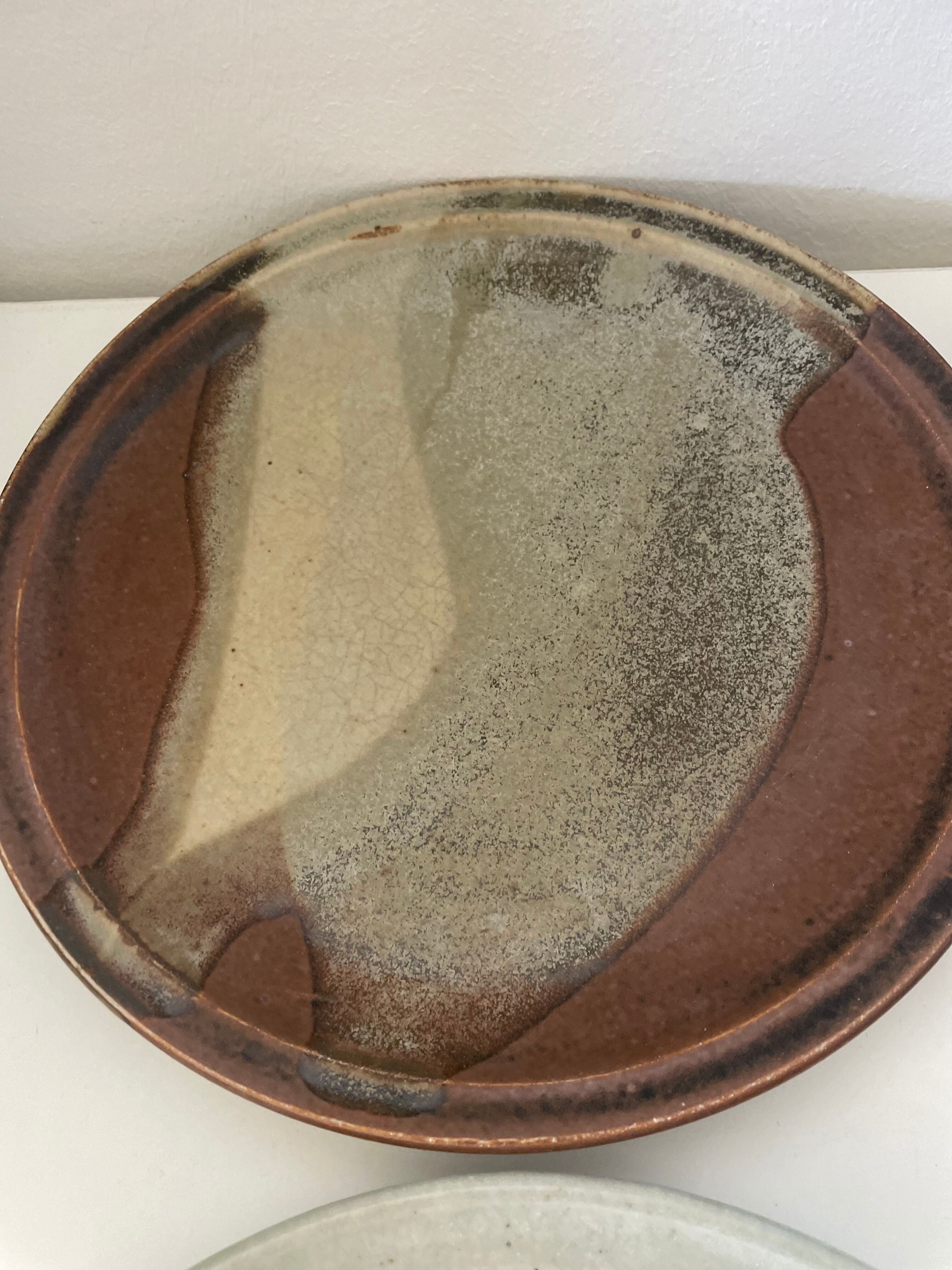 Set of 6 stoneware plates