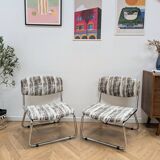 Lot de 2 chauffeuses vintage