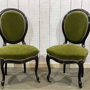 Pair of Napoleon III period chairs in rosewood - 19th century