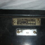 Bakelite old black wall phone 1924