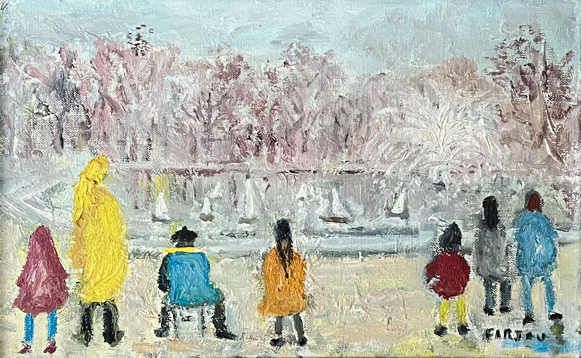 "In the Luxembourg Garden" by Farjou