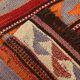 Rugs For Living Room Red & Brown Turkish Kilim Rug, 133x272Cm
